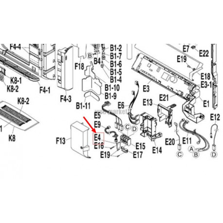 DAIKIN PLATINE DE SERVICE POUR MACHINE FVXG35K2V1B