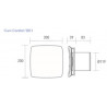 ATLANTIC CURV CONFORT 100 I - EXTRACTEUR INDIVIDUEL CONTINU 2 ALLURES DIAMÈTRE 120