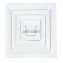 ATLANTIC DC4D 375X375- DIFFUSEUR CARRÉ 4D 375X375 A NOYAU DÉMONTABLE - PLAFOND