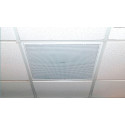 ATLANTIC DFZ-R 675 S/R D 200- DIFFUSEUR TÔLE PERFO REPRISE 675x675 + PLENUM D200 SUPÉRIEUR