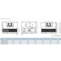 ATLANTIC DUOTECH 3700 C4 G - CENTRALE DF C4 HR ÉCHANGEUR CC SERVITUDE GAUCHE 3700 M3/H