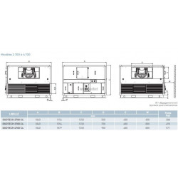 ATLANTIC DUOTECH 4700 C4 G - CENTRALE DF C4 HR ÉCHANGEUR CC SERVITUDE GAUCHE 4700 M3/H