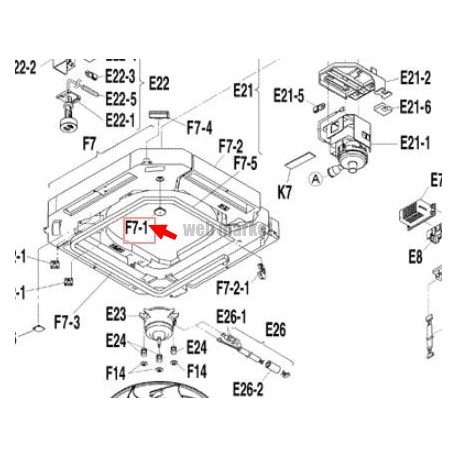 Daikin DRAIN SOCKET