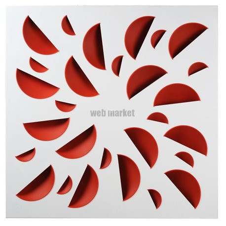 ATLANTIC NEXT-KLIN 600L ROUGE - DIFFUSEUR 600x600 BUSES ROUGES PLENUM LATERAL