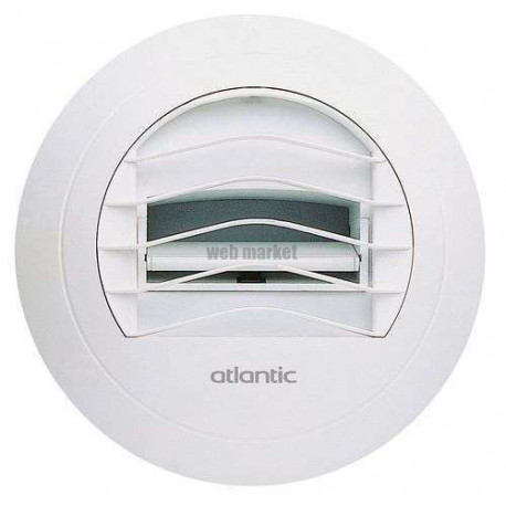 ATLANTIC BN 75 - BOUCHE D'EXTRACTION AUTOREGLABLE SANS MANCHETTE 75 m3/h