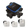 ALDES Kit VMC simple flux EasyHOME Hygro COMPACT 6 piquages Premium Haute Pression HP+