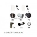 ALDES Kit OPTIFLEX + ColorLINE D80 pour 1 cuisine + 2 bains + 5 branches insufflation
