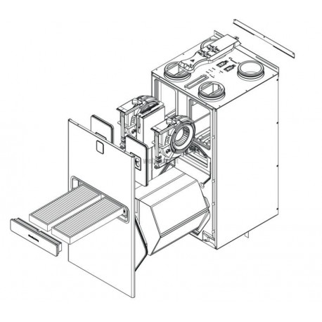 ALDES Kit InspirAIR Top 300 Premium avec télécommande et siphon