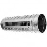 ALDES Registre H à glissière droite en acier galvanisé pour grille de conduit 325x75