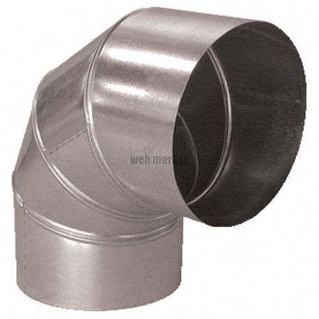 ALDES Coude aluminium 90° - Diamètre 400