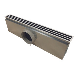 ATLANTIC DUFFUSEUR 3 FENTES + PLENUM ISOLÉ MONTÉS - L.565 AIR NEUF 