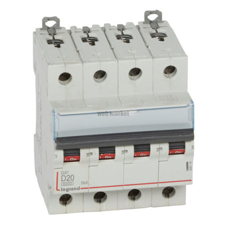 DISJ DX3 4P D20 6000A/10KA