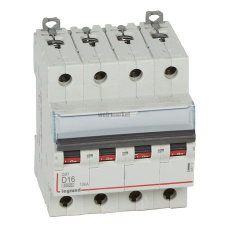 DISJ DX3 4P D16 6000A/10KA