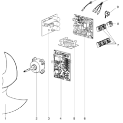 MITSUBISHI ELECTRIC T2WF4N451 CARTE DE REGULATION